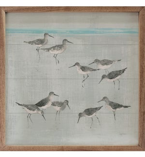Sandpipers Gray By Avery Tillmon